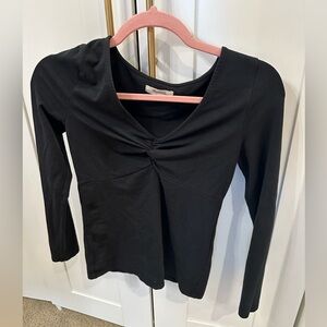 Madewell Black Long Sleeve Women's Top